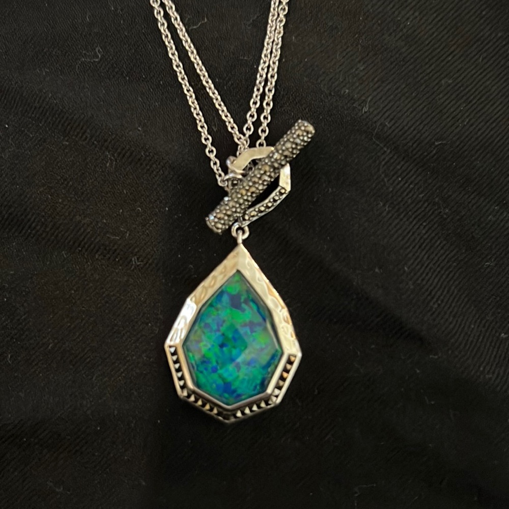 Judith Jack marcasite necklace 18”- 36” convertible